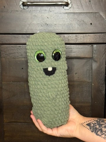 🥒 Giant Crochet Pickle Plush