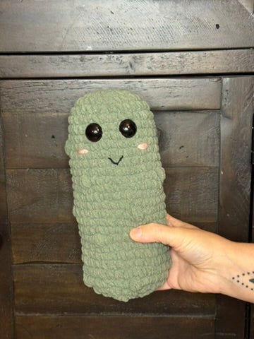 🥒 Giant Crochet Pickle Plush