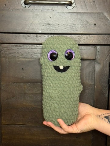 🥒 Giant Crochet Pickle Plush