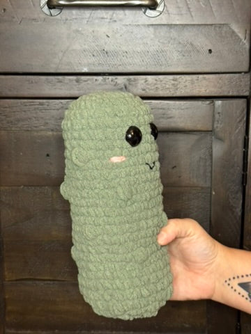 🥒 Giant Crochet Pickle Plush