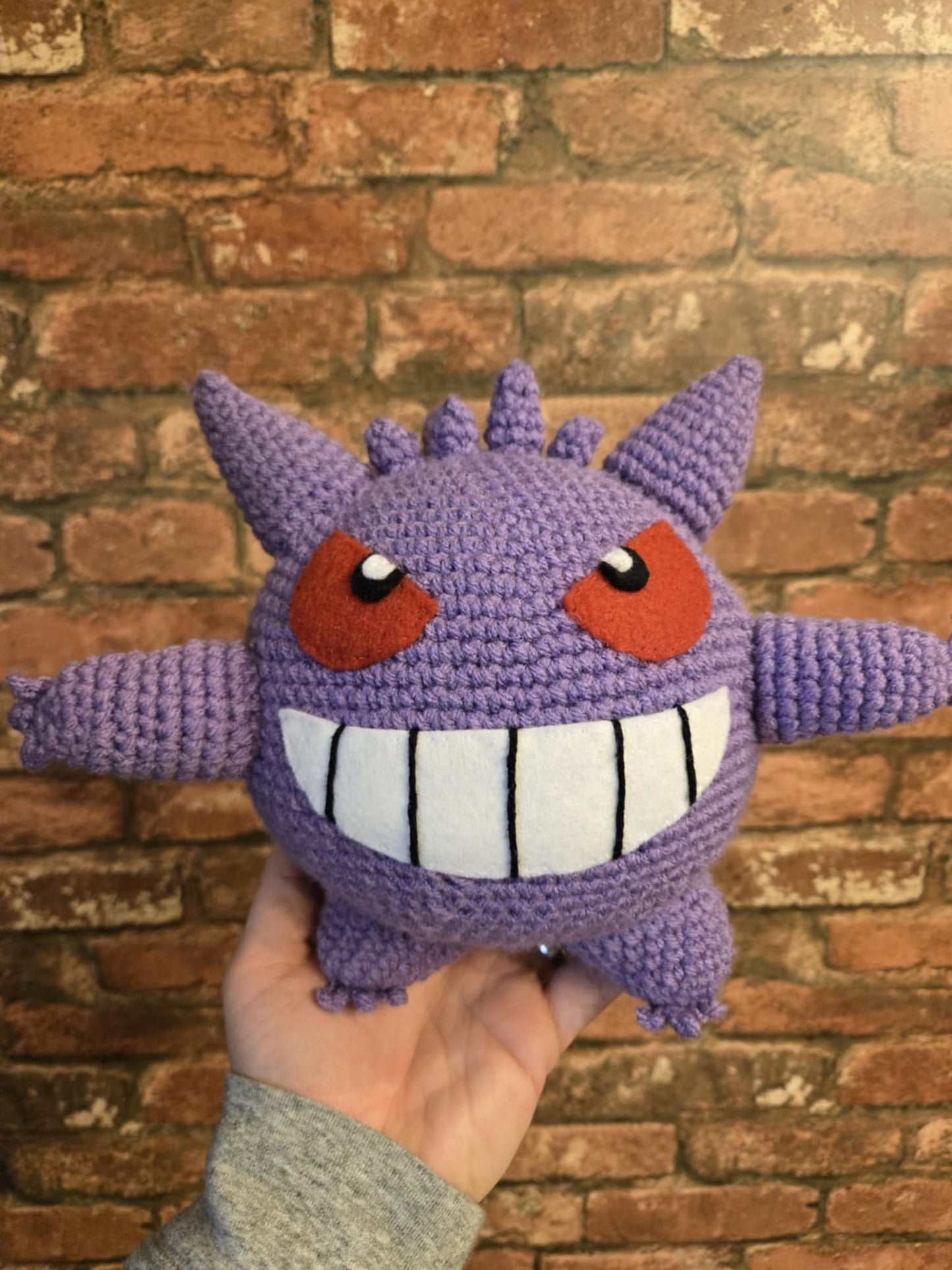 Gengar: Pokémon Inspired Plushie
