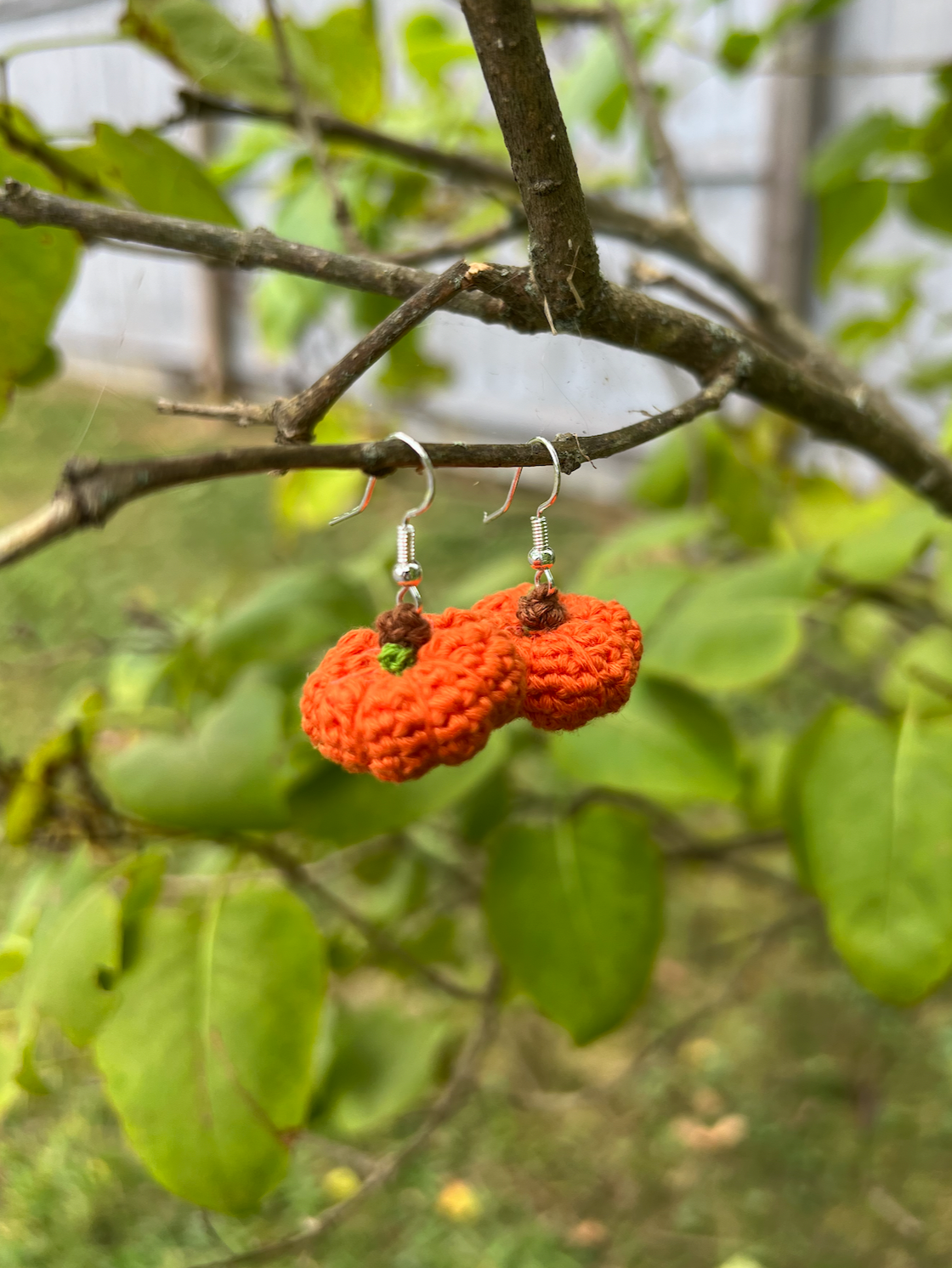 Micro Pumpkin Earrings