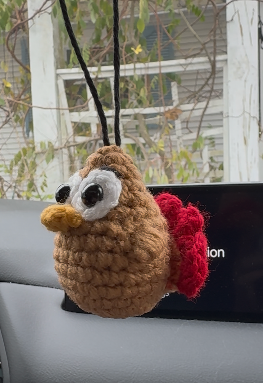 Anxious Turkey Car Hanger