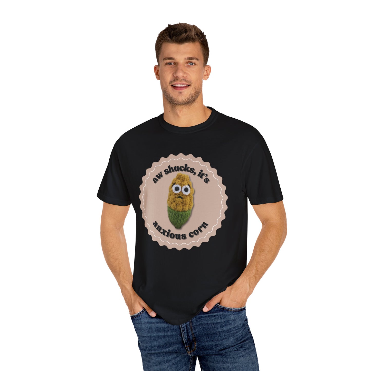 Anxious Corn Crochet T-Shirt