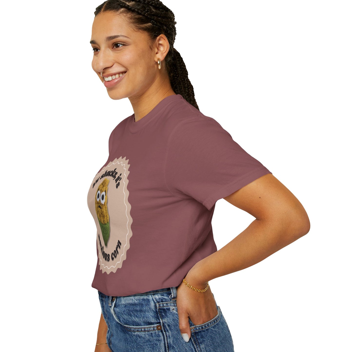 Anxious Corn Crochet T-Shirt