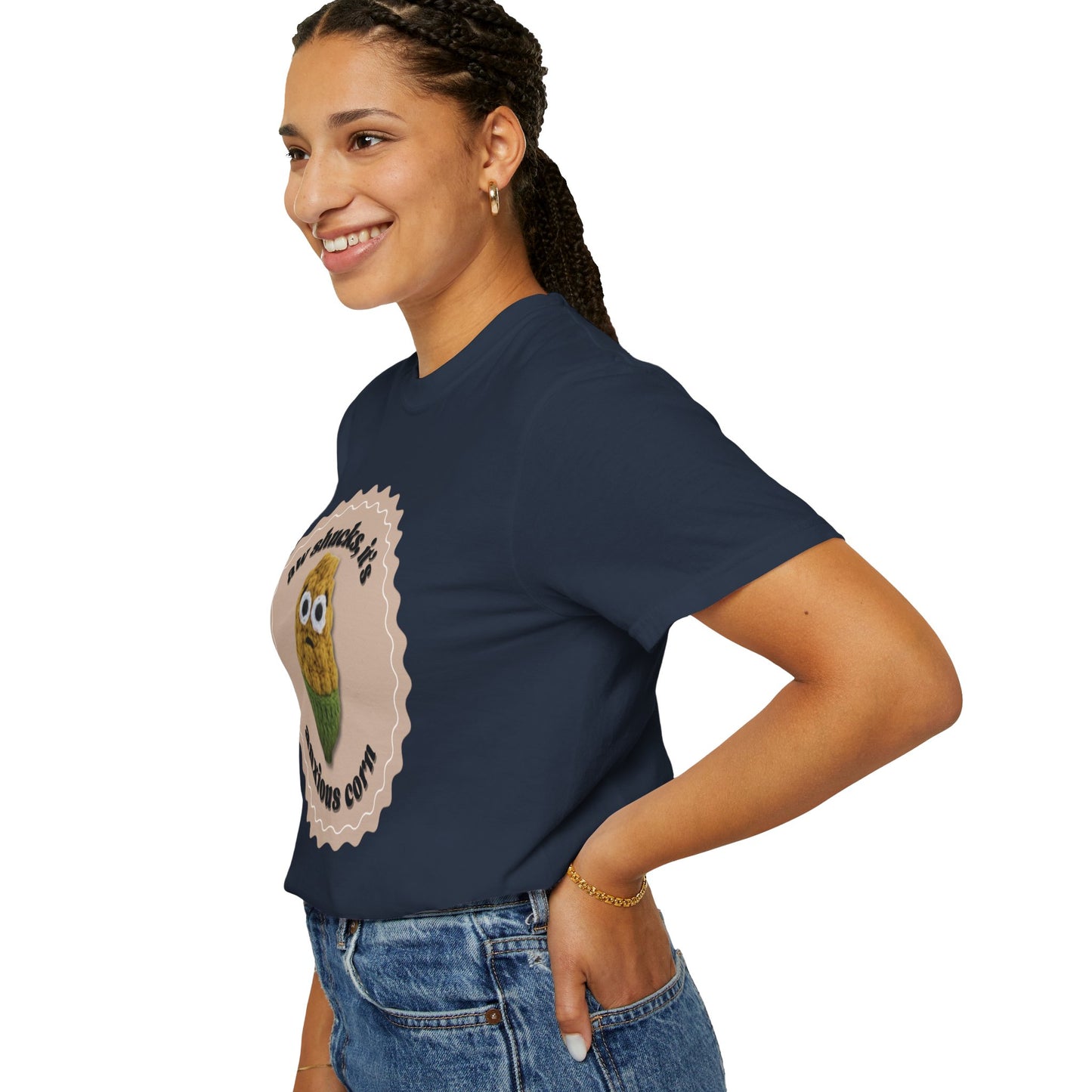 Anxious Corn Crochet T-Shirt