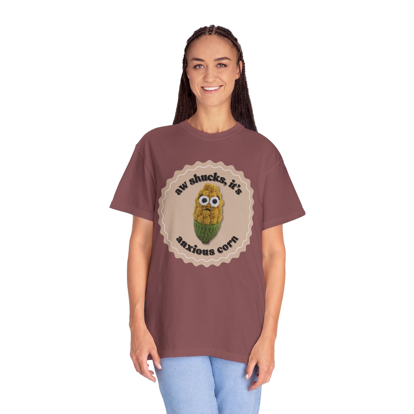 Anxious Corn Crochet T-Shirt