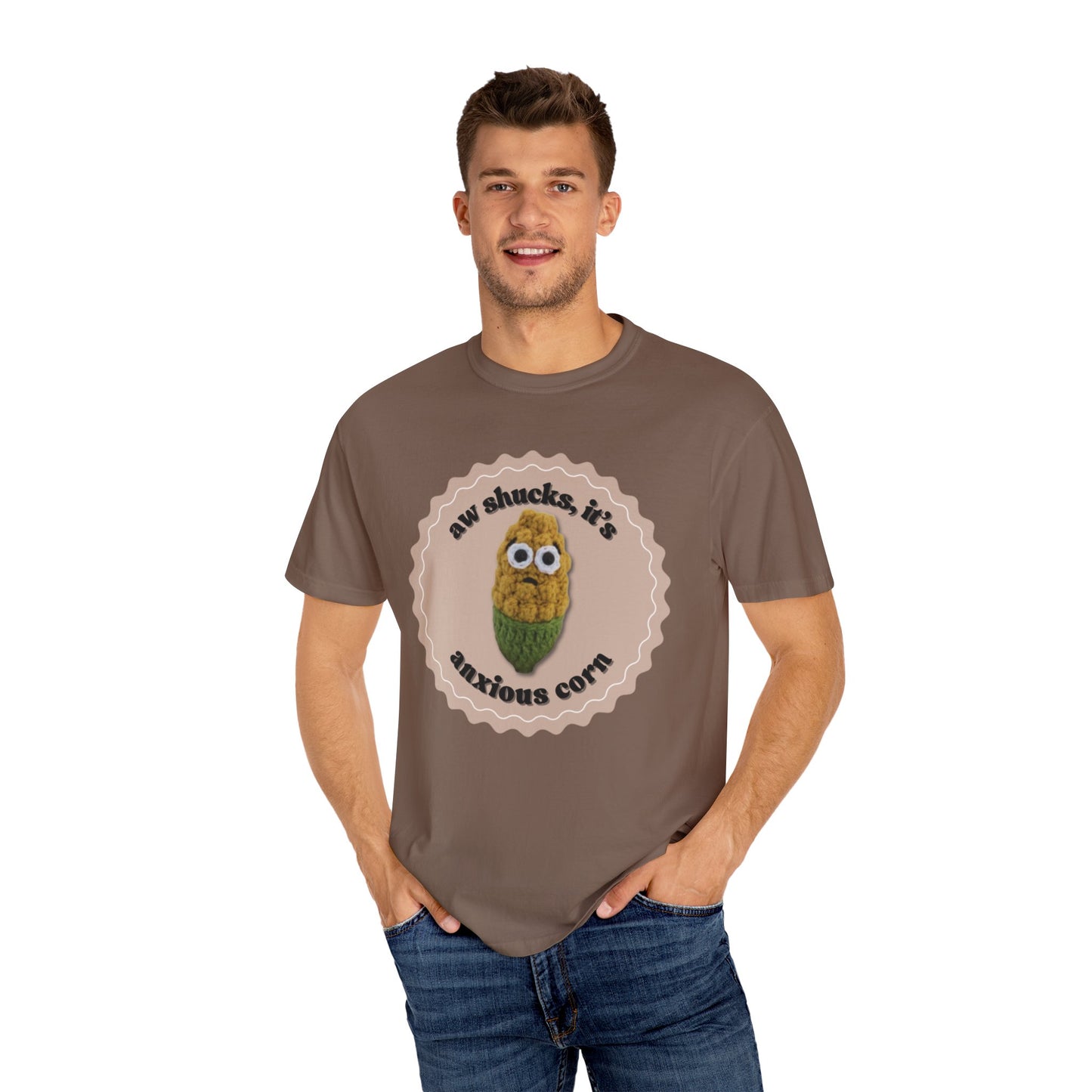 Anxious Corn Crochet T-Shirt