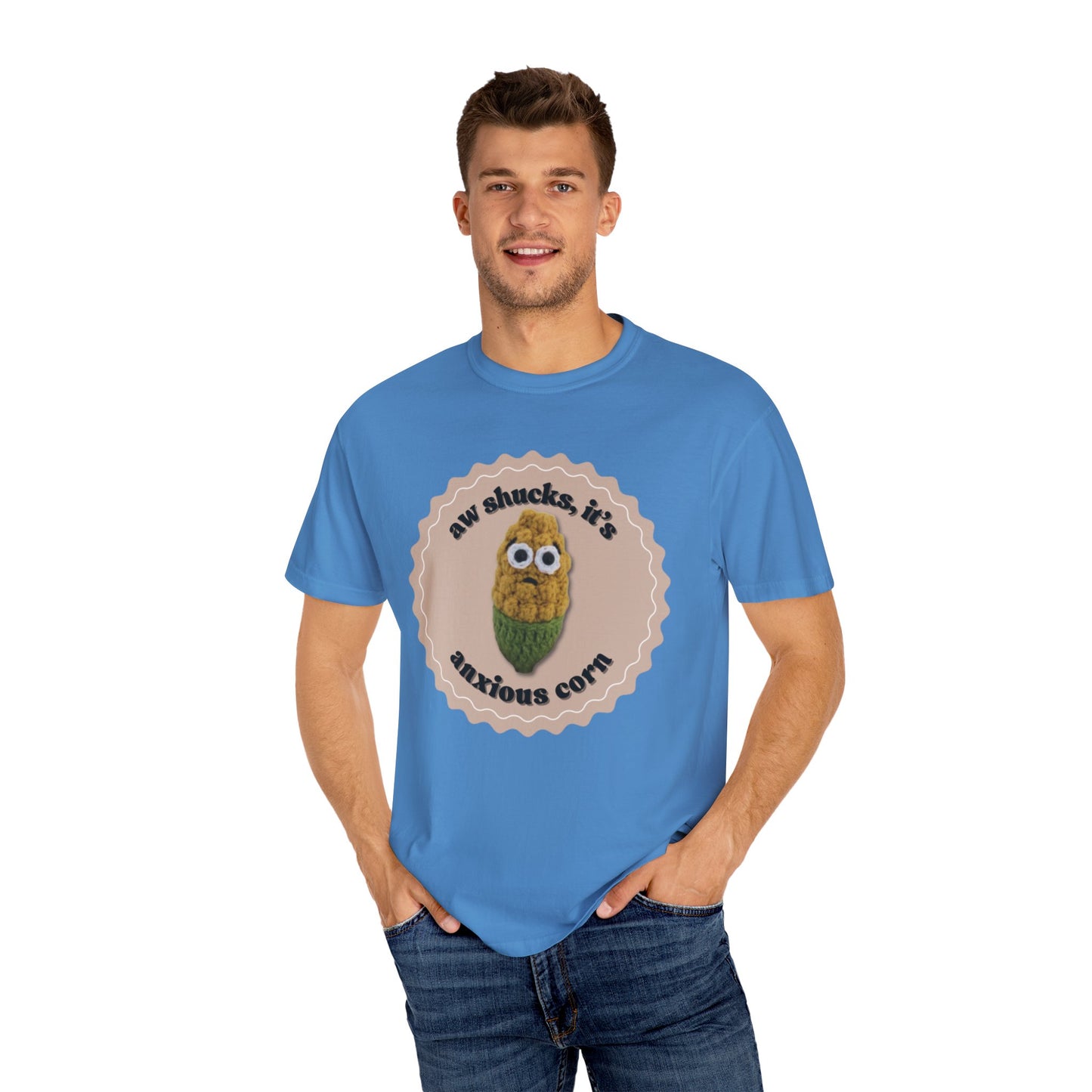 Anxious Corn Crochet T-Shirt