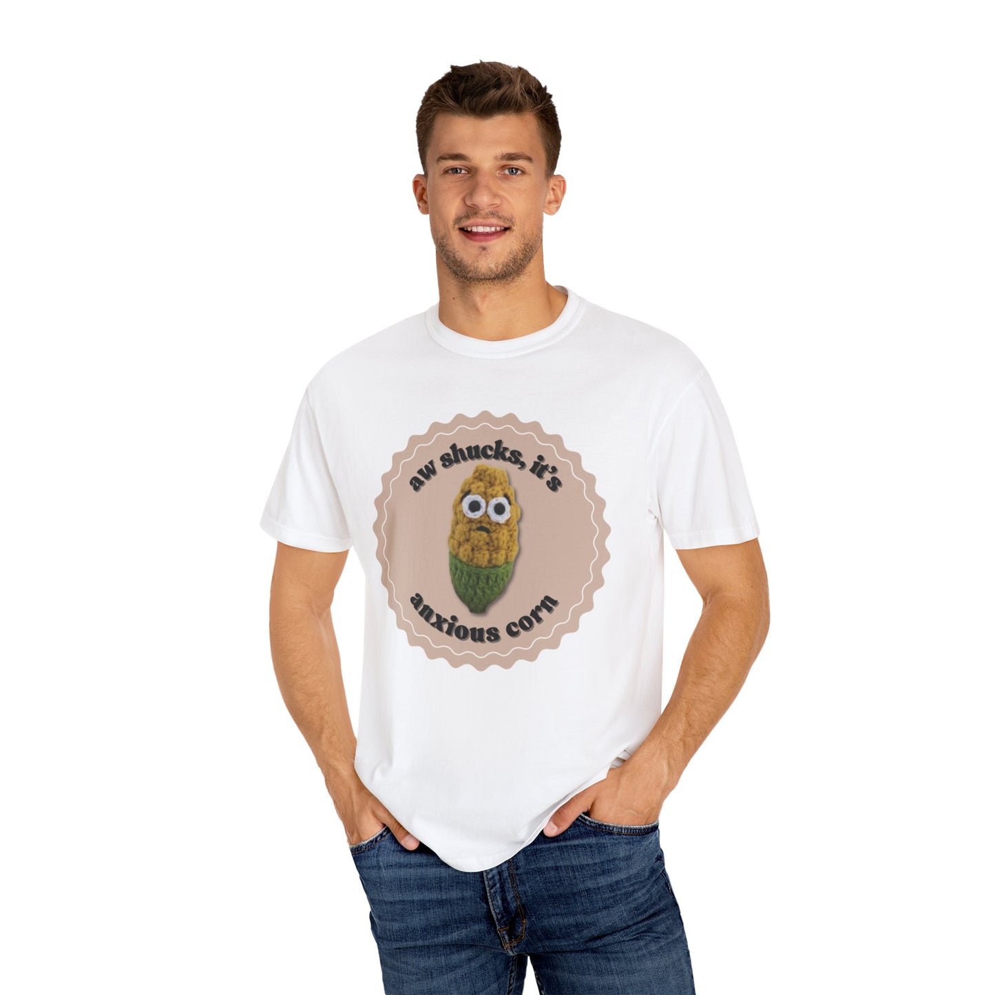 Anxious Corn Crochet T-Shirt