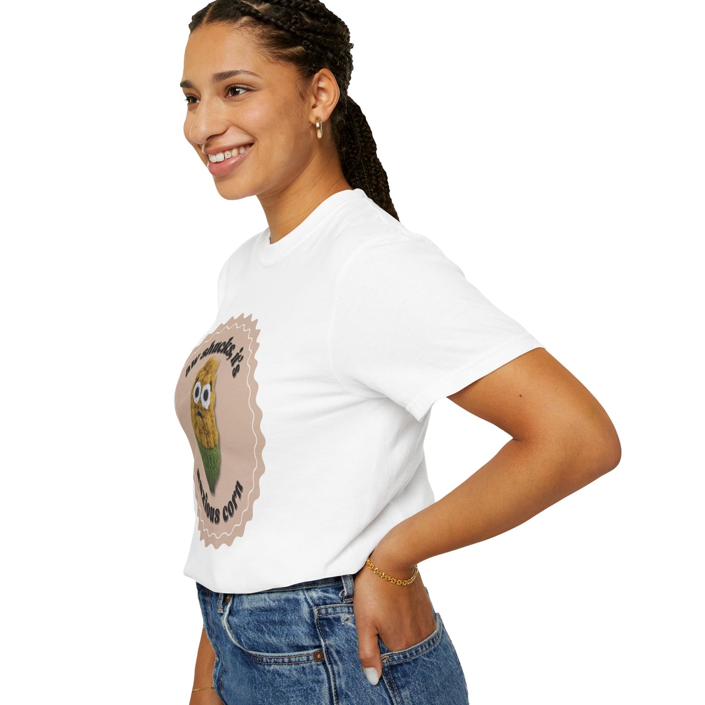 Anxious Corn Crochet T-Shirt