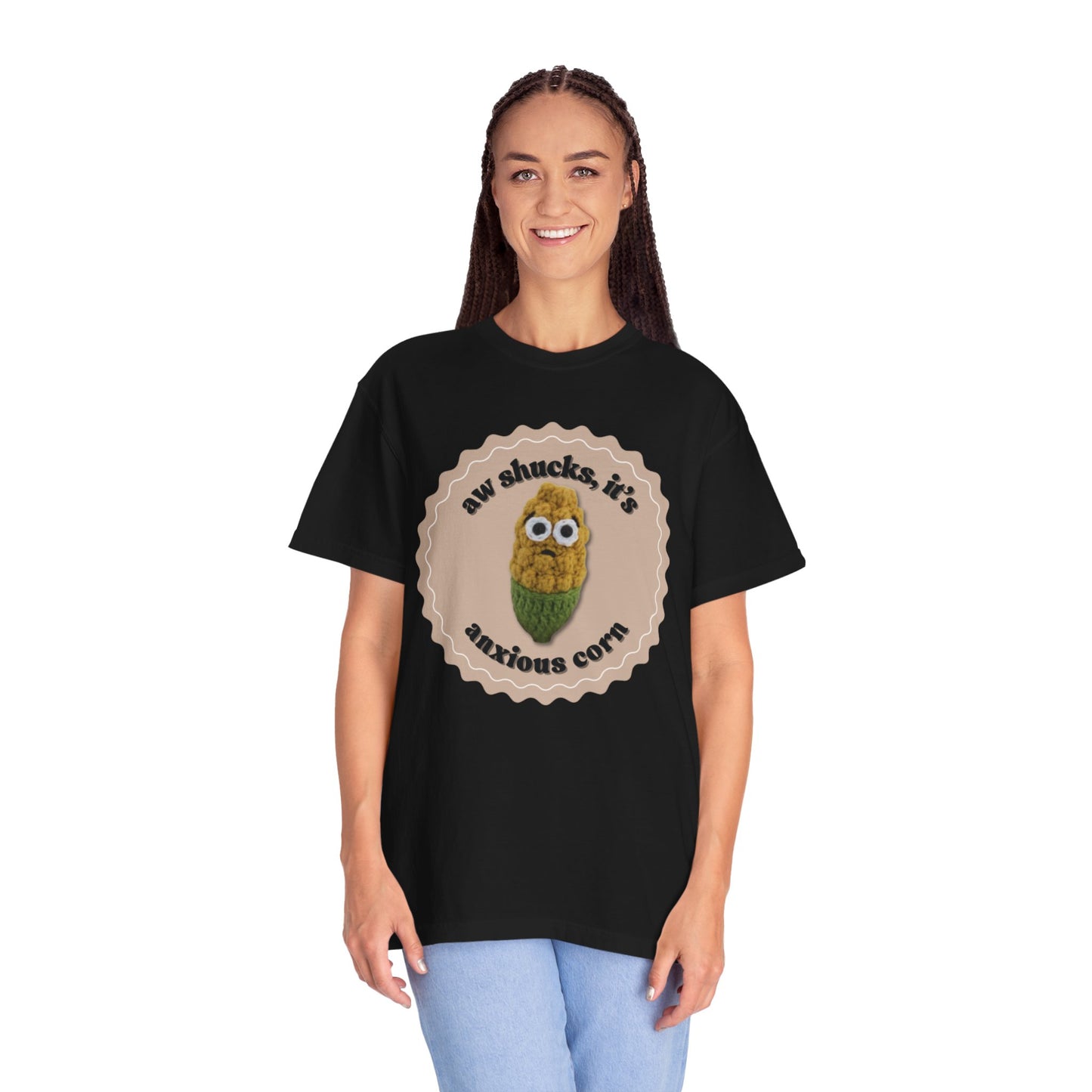 Anxious Corn Crochet T-Shirt