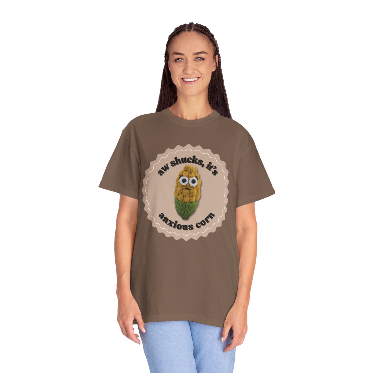 Anxious Corn Crochet T-Shirt