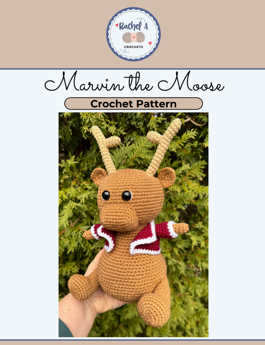 Marvin the Moose - Crochet Pattern