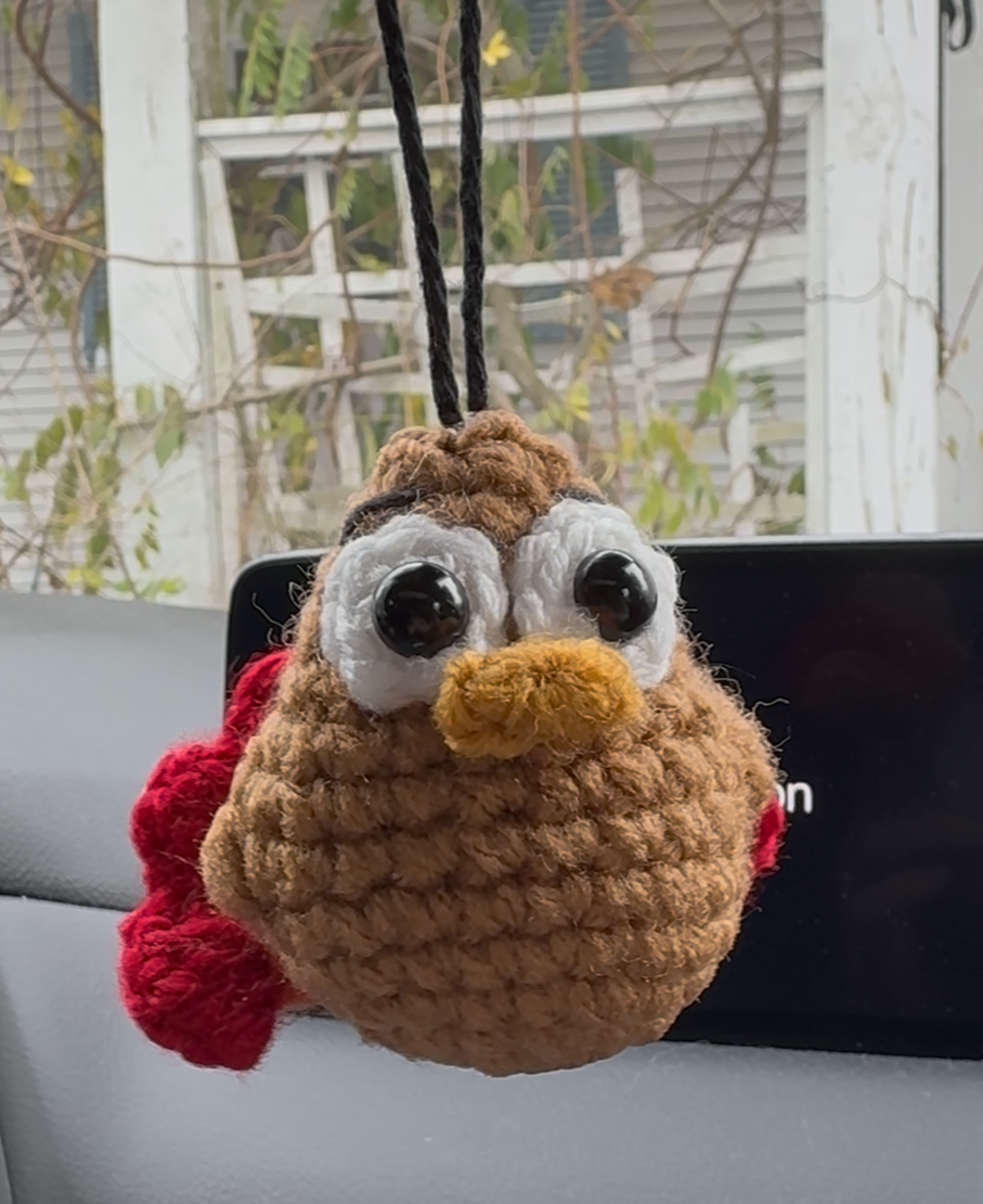 Anxious Turkey Car Hanger