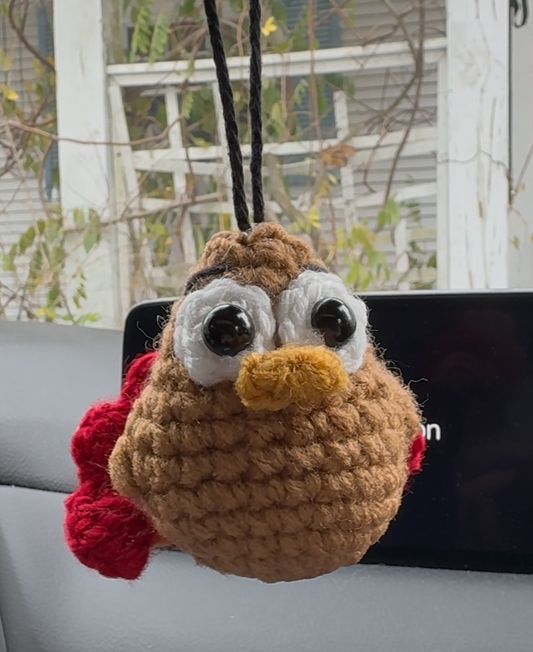 Anxious Turkey Car Hanger